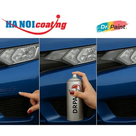 Bình Sơn Xịt Xóa Vết Xước Xe Ô tô HYUNDAI ELANTRA Màu XANH DƯƠNG Code YP5 - INTENSE BLUE chính hãng DR.PAINT