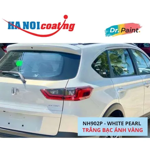 Bình Xịt Sơn Xóa Vết Xước Xe HONDA BR-V Màu TRẮNG BẠC ÁNH VÀNG code NH902P - WHITE PEARL chính hãng DR.PAINT