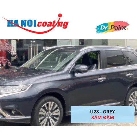 Sơn Xịt Xóa Vết Xước cho xe MITSUBISHI OUTLANDER Màu XÁM ĐẬM Code U28 - GREY chính hãng DR.PAINT