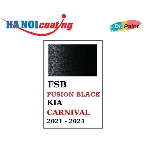 Bình sơn Xịt Xóa Vết Xước Xe Ô tô KIA CARNIVAL Màu ĐEN ÁNH KIM code FSB - FUSION BLACK chính hãng DR.PAINT