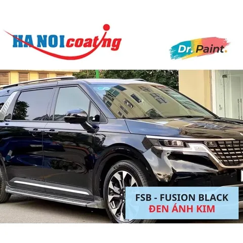 Bình sơn Xịt Xóa Vết Xước Xe Ô tô KIA CARNIVAL Màu ĐEN ÁNH KIM code FSB - FUSION BLACK chính hãng DR.PAINT