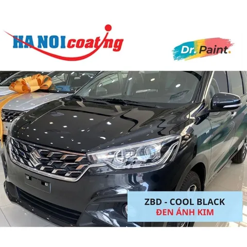 Bình sơn Xịt Xóa Vết Xước Xe Ô tô SUZUKI ERTIGA Màu ĐEN ÁNH KIM code ZBD - COOL BLACK chính hãng DR.PAINT