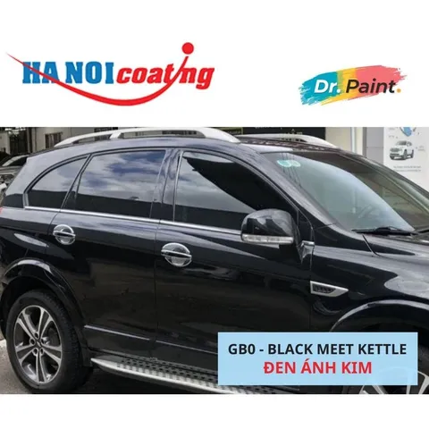 Bình sơn Xịt Xóa Vết Xước Xe Ô tô CHEVROLET CAPTIVA Màu ĐEN ÁNH KIM Code GB0 - BLACK MEET KETTLE chính hãng DR.PAINT