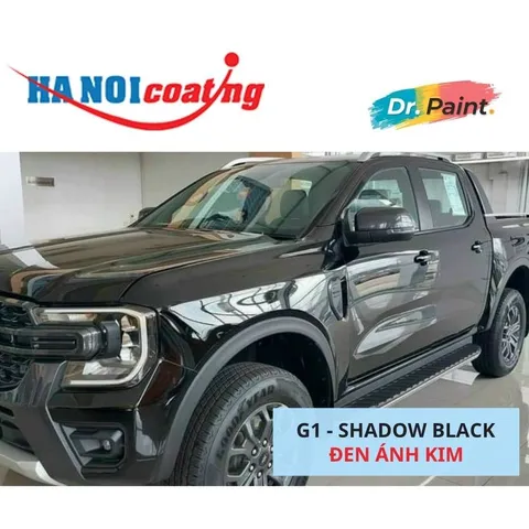 Bình sơn Xịt Xóa Vết Xước Xe Ô tô FORD RANGER Màu ĐEN ÁNH KIM Code G1 - SHADOW BLACK chính hãng DR.PAINT