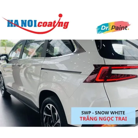 Bình Xịt Xóa Vết Xước Xe HYUNDAI CUSTIN Màu TRẮNG NGỌC TRAI Code SWP - SNOW WHITE chính hãng DR.PAINT