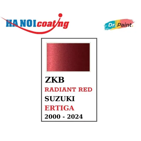 Sơn Xóa Vết Xước Xe Ô tô SUZUKI ERTIGA Màu ĐỎ GẠCH ÁNH KIM Code ZKB - RADIANT RED chính hãng DR.PAINT Dạng Bình Xịt