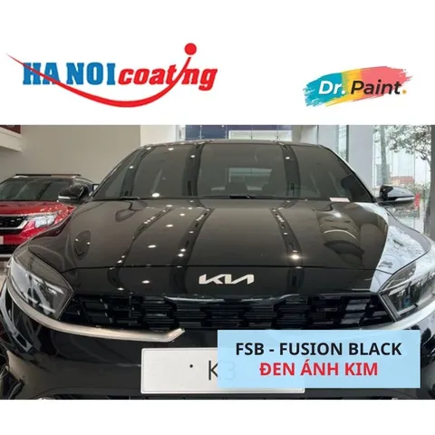 Bình sơn Xịt Xóa Vết Xước Xe Ô tô KIA K3 Màu ĐEN ÁNH KIM code FSB - FUSION BLACK chính hãng DR.PAINT
