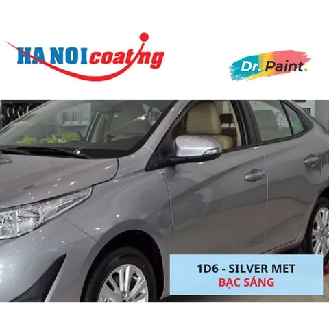 Bình sơn Xịt Xóa Vết Xước Xe Ô tô TOYOTA VIOS Màu BẠC SÁNG Code 1D6 - SILVER MET chính hãng DR.PAINT