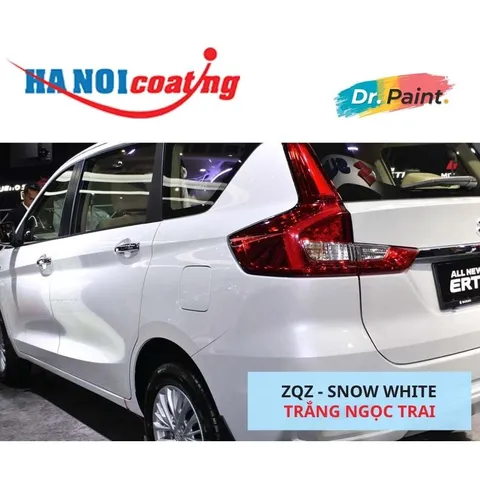 Bình Xịt Xóa Vết Xước Xe SUZUKI ERTIGA Màu TRẮNG NGỌC TRAI code ZQZ - SNOW WHITE chính hãng DR.PAINT