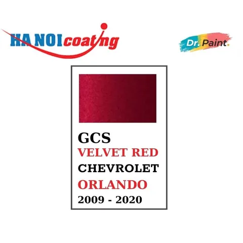 Bình sơn Xịt Xóa Vết Xước Xe Ô tô CHEVROLET ORLANDO Màu ĐỎ Code GCS - VELVET RED chính hãng DR.PAINT