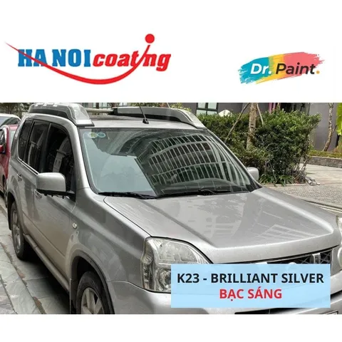 Bình sơn Xịt Xóa Vết Xước Xe Ô tô NISSAN X-TRAIL Màu BẠC SÁNG Code K23 - BRILLIANT SILVER chính hãng DR.PAINT