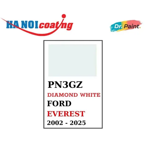 Bình sơn Xịt Xóa Vết Xước xe Ô tô FORD EVEREST Màu TRẮNG KIM CƯƠNG Code PN3GZ - DIAMOND WHITE chính hãng DR.PAINT