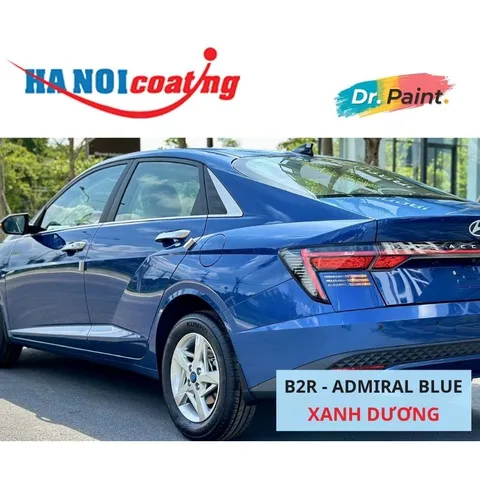 Bình Sơn Xịt Xóa Vết Xước Xe Ô tô HYUNDAI ACCENT Màu XANH DƯƠNG Code B2R - ADMIRAL BLUE chính hãng DR.PAINT