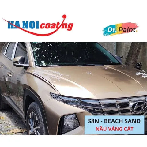 Bình sơn Xịt Xóa Vết Xước Xe Ô tô HYUNDAI TUCSON Màu NÂU VÀNG CÁT code S8N - BEACH SAND chính hãng DR.PAINT
