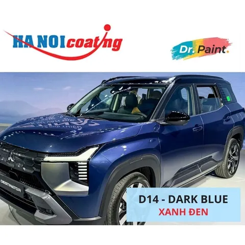 Bình sơn Xịt Xóa Vết Xước Xe Ô tô MITSUBISHI OUTLANDER Màu Xanh Đen Code D14 - DARK BLUE chính hãng DR.PAINT