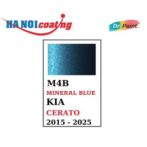 Bình Sơn Xóa Vết Xước cho xe KIA CERATO Màu XANH DƯƠNG ÁNH KIM mã màu M4B - MINERAL BLUE chính hãng DR.PAINT