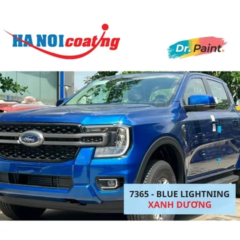 Sơn Xóa Vết Xước Xe Ô tô FORD RANGER Màu XANH DƯƠNG 7365 - BLUE LIGHTNING chính hãng DR.PAINT Dạng Bình Xịt