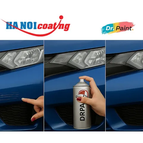 Sơn Xóa Vết Xước Xe Ô tô FORD RANGER Màu XANH DƯƠNG 7365 - BLUE LIGHTNING chính hãng DR.PAINT Dạng Bình Xịt