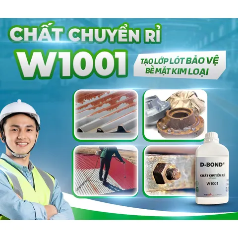 Chất Chuyển Rỉ Gốc Nước Thân Thiện Môi Trường, Bảo Vệ Bền Lâu Dung Tích 250ml, 500ml, 1L