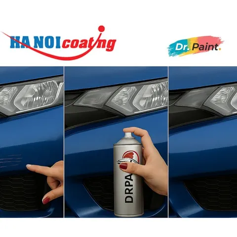 Sơn Xóa Vết Xước Xe Ô tô HYUNDAI KONA Màu XANH ĐẠI DƯƠNG Code ZD6 - PACIFIC BLUE chính hãng DR.PAINT Dạng Bình Xịt.