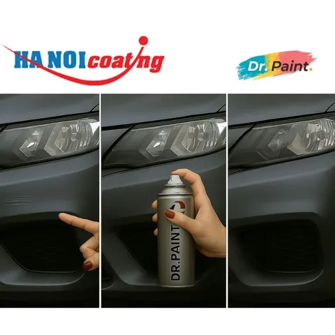 Bình Xịt Xóa Vết Xước cho xe FORD RANGER Màu XÁM MAGNETIC Code 6QTCWWA - MAGNETIC chính hãng DR.PAINT
