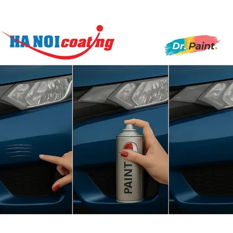 Bình Sơn Xóa Vết Xước cho xe KIA SPORTAGE Màu XANH DƯƠNG ÁNH KIM mã màu M4B - MINERAL BLUE chính hãng DR.PAINT