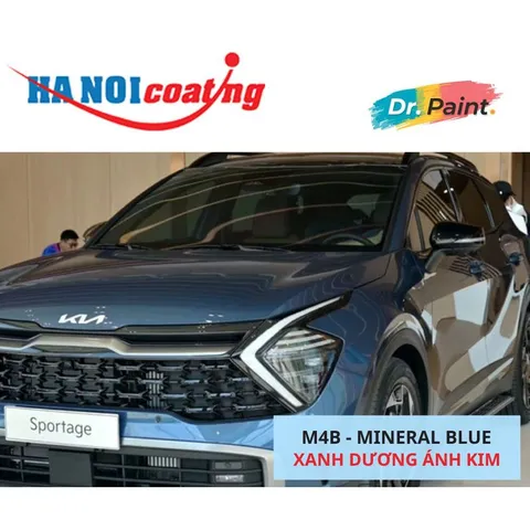 Bình Sơn Xóa Vết Xước cho xe KIA SPORTAGE Màu XANH DƯƠNG ÁNH KIM mã màu M4B - MINERAL BLUE chính hãng DR.PAINT
