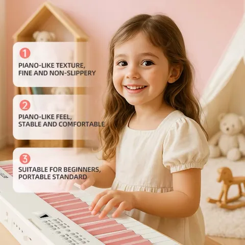 PIANO BETSY B151 GẤP GỌN 61 PHÍM CẦM TAY THÍCH HỢP CHO TRẺ EM VÀ NGƯỜI MỚI