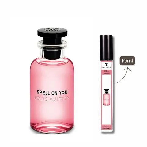 (Hàng Nhập Khẩu) Nước Hoa Nữ Louis Vuitton LV Spell On You LV x TM LP0439 EDP 10ml - Hương đầu của nước hoa này mang đến sự tươi mới, thanh khiết nhờ sự hòa quyện giữa hương cam bergamot và hoa nhài
