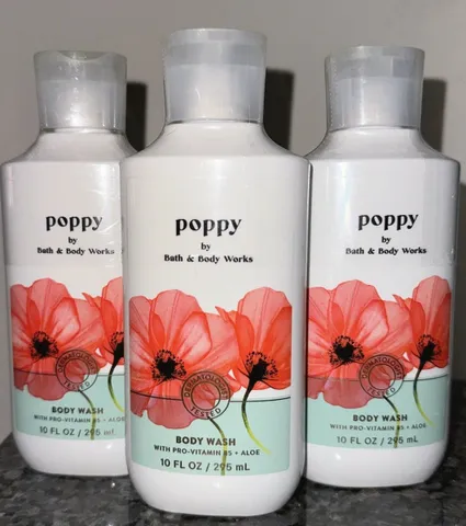 Sữa tắm Bath & Body Works Poppy hương hoa thơm ngát lưu hương dài lâu 295ml