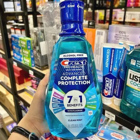 Crest Pro-Health 7in1 Advanced Nước súc miệng chăm sóc răng miệng toàn diện 1L Chính Hãng Mỹ