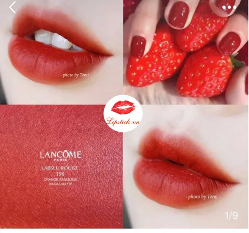 Son Lancôme 196 L'Absolu Rouge Lipstick