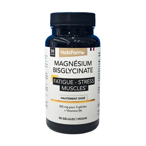 Magnesium Bisglycinate Nat&Form 90 Viên - Giúp Cải Thiện Giấc Ngủ & Giảm Stress