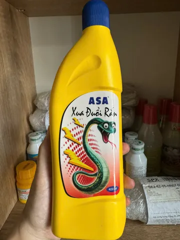 Xua đuổi rắn ASA chai 400ml tinh dầu thiên nhiên (Không cần pha thêm nước) hàng có sẵn, chính hãng