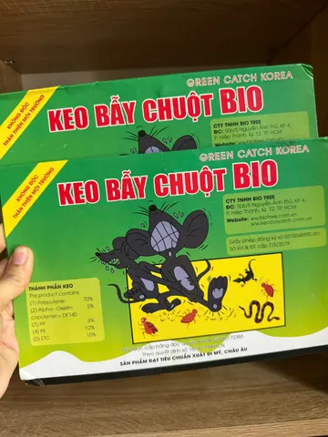 Combo 4 miếng keo dính chuột tiện lợi, siêu dính (4 tấm) có thể tái sử dụng