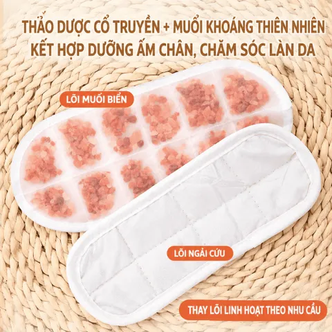Lẻ lót muối biển và lót nhung ngải  của ủng điện ngâm chân không cần nưỡc