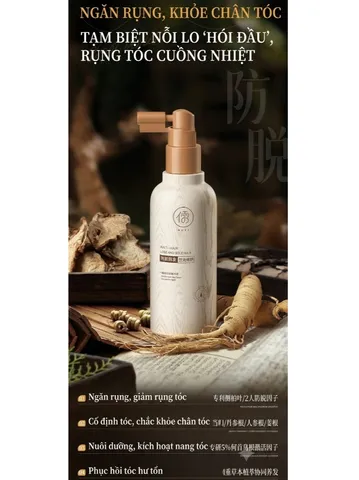 [100ML/Chai] Tinh nhất ngăn rụng tóc RUYI, hỗ trợ mọc tóc và giúp chân tóc chắc khỏe hơn