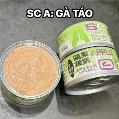 Combo 5–10 Lon Pate SC Mousse 85g Cho Mèo – Kết Cấu Mịn, Lon Tiện Dùng | Petiful