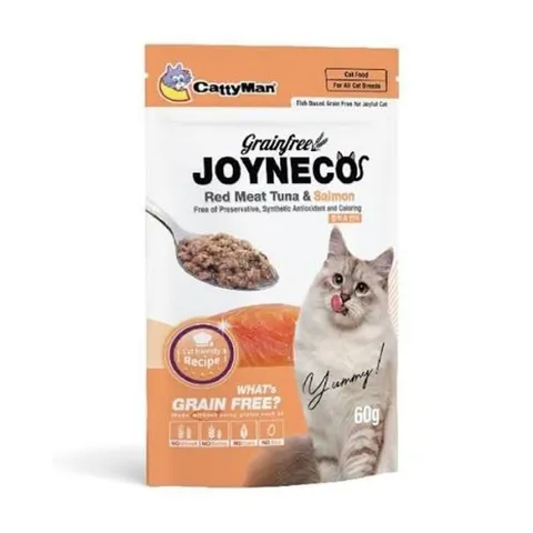 Pate Cho Mèo Joyneco CattyMan 60g 8 Vị Tự Chọn Hoặc Ngẫu Nhiên 1 Gói - Dùng Trực Tiếp, Trộn Hạt