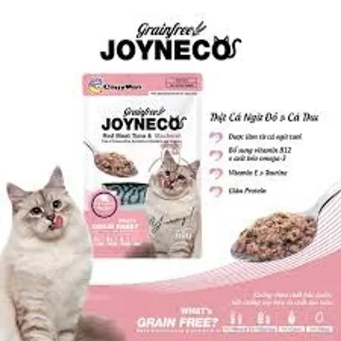 Pate Cho Mèo Joyneco CattyMan 60g 8 Vị Tự Chọn Hoặc Ngẫu Nhiên 1 Gói - Dùng Trực Tiếp, Trộn Hạt