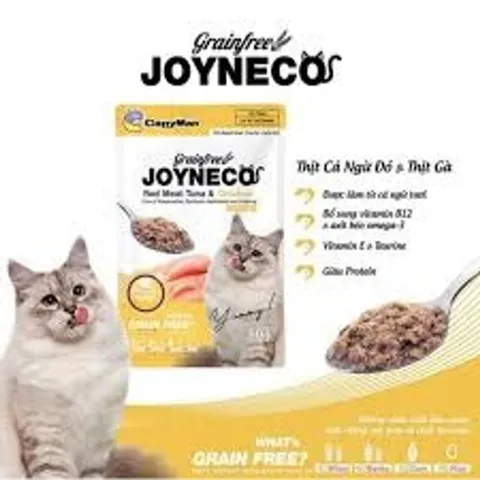 Pate Cho Mèo Joyneco CattyMan 60g 8 Vị Tự Chọn Hoặc Ngẫu Nhiên 1 Gói - Dùng Trực Tiếp, Trộn Hạt