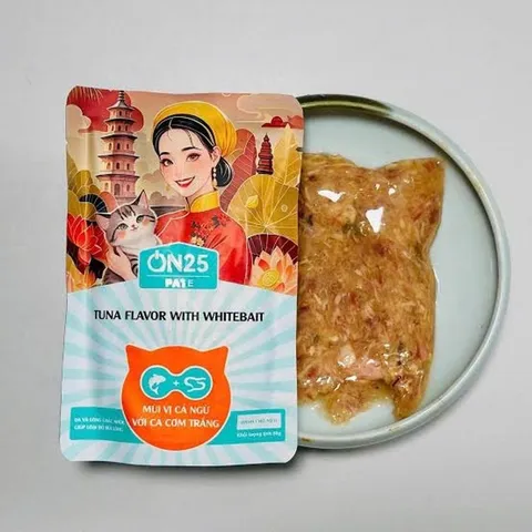 Combo 10 Gói Pate Cho Mèo ON25 80g Vị Tự Chọn - Dùng Trực Tiếp, Trộn Hạt