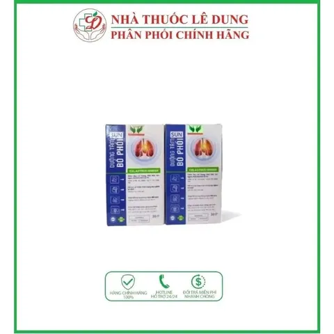 ✅ [Chính Hãng] Viên Uống Bổ Phổi Sun hỗ trợ giảm ho hiệu quả | Hộp 30 viên