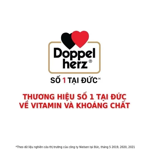 Doppelherz Ginkgo + B-vitamins + Choline (Hộp 30 viên) - Hỗ trợ tuần hoàn máu não, tăng cường trí nhớ và sự minh mẫ