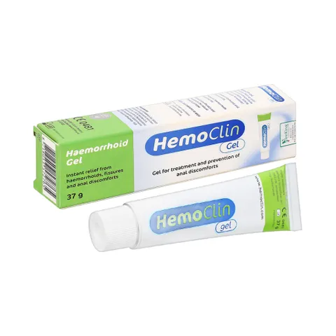 ✅ [Chính Hãng] HEMOCLIN -Gel giúp phòng ngừa và hỗ trợ bệnh Trĩ và nứt hậu môn | Tuýp 37g