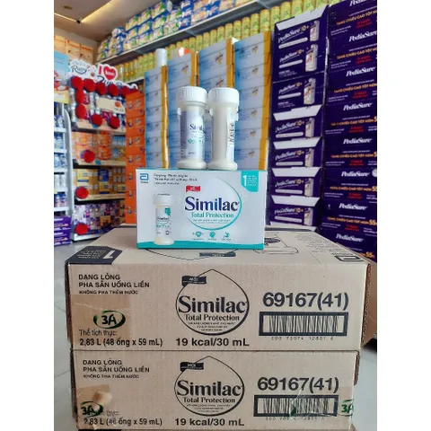 Lốc 8 Ống Sữa Similac Total Protection 19k (Dạng Nước) - Dinh Dưỡng Toàn Diện Cho Bé 0-12 Tháng Tuổi ( Mẫu Mới K Núm )