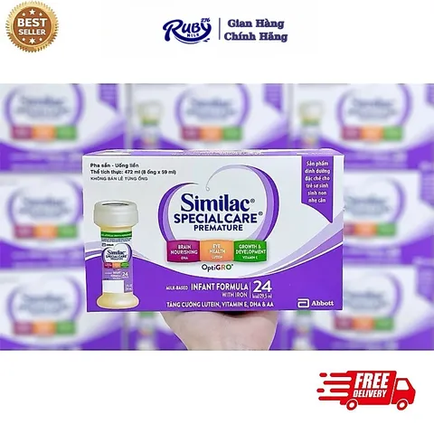 Sữa nước Similac 24kcal cho bé sinh non, nhẹ cân hoặc suy dinh dưỡng