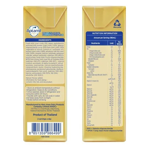 Sữa pha sẵn Aptamil Super Gold Kid 1Y+, tiêu hóa khỏe mạnh, đề kháng vững vàng