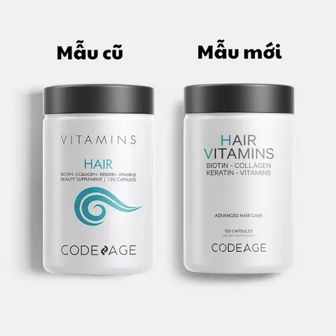Viên Uống Hỗ Trợ Mọc Tóc Codeage - 120 Viên Vitamin Giúp Ngăn Rụng Tóc, Tăng Cường Mọc Tóc Khỏe Mạnh, Non-GMO, Không Gluten, Sản Xuất Tại Mỹ 916732