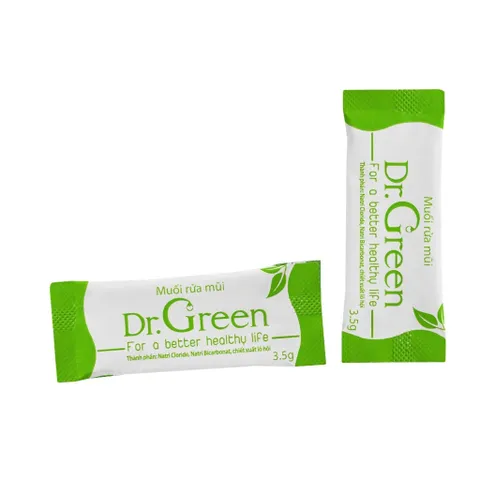Combo 3 Hộp Muối Biển Nha Đam Dr.Green - Hỗ trợ viêm mũi, viêm xoang cho trẻ và người lớn